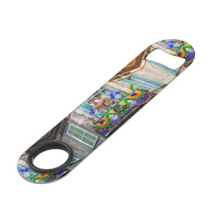 SlipperyJoe's Mardi Gras Hommes violet or vert bal