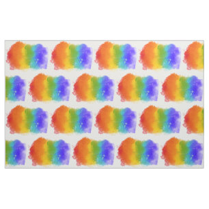 SlipperyJoe's modern pride splatter energy and col Fabric