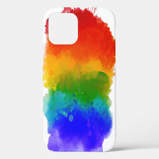 SlipperyJoe's modern pride splatter energy and col iPhone 12 Pro Case