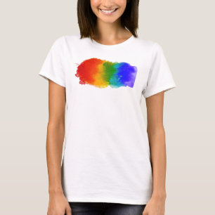 SlipperyJoe's modern pride splatter energy and col T-Shirt