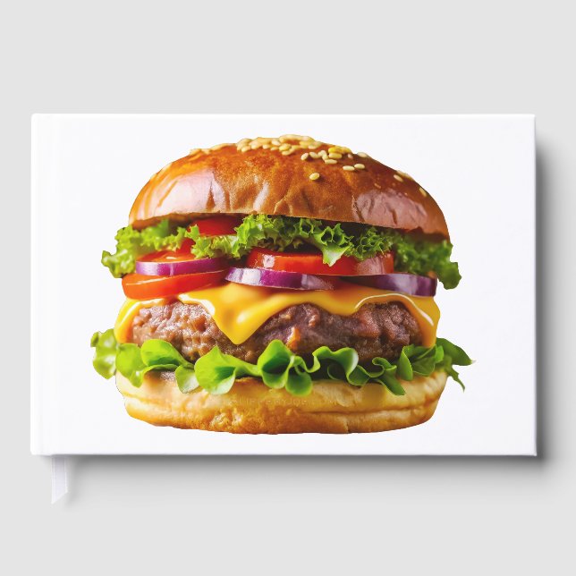 SlipperyJoe's mouthwatering cheeseburger crispy ba Guest Book (Front)