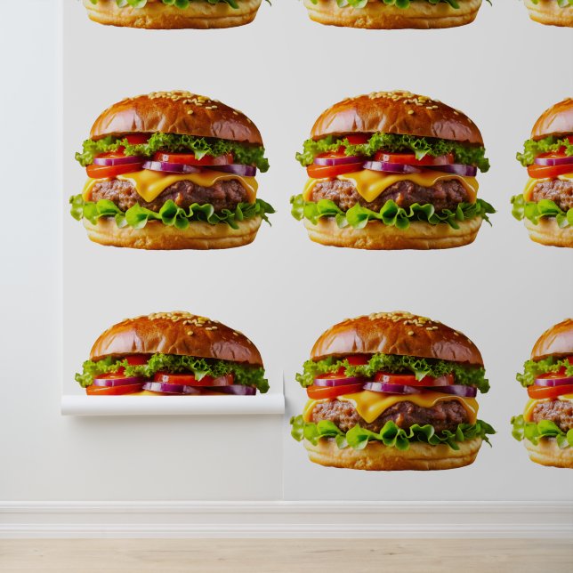 SlipperyJoe's mouthwatering cheeseburger crispy ba Wallpaper (Application)