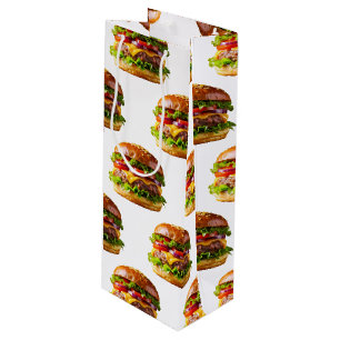 SlipperyJoe's mouthwatering cheeseburger crispy ba Wine Gift Bag