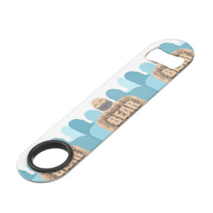 SlipperyJoe's muscular bald bear man stylized cart Bar Key