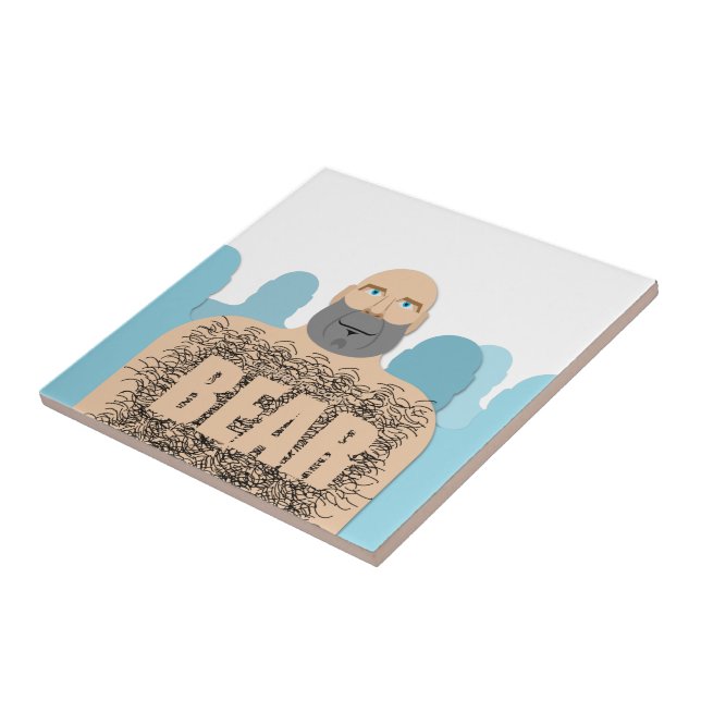SlipperyJoe's muscular bald bear man stylized cart Tile (Side)