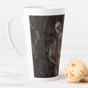 SlipperyJoe's muscular ghost stone dimly lit tunne Latte Mug