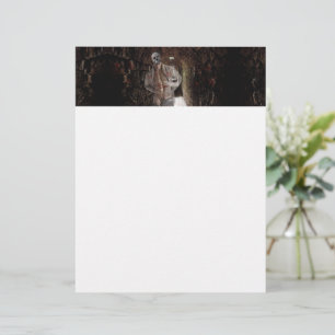 SlipperyJoe's muscular ghost stone dimly lit tunne Letterhead