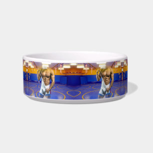 SlipperyJoe's muscular man bulge six-pack gym trai Bowl