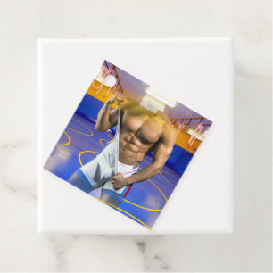 SlipperyJoe's muscular man bulge six-pack gym trai Favour Tags