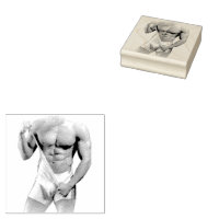SlipperyJoe's muscular man bulge six-pack gym trai