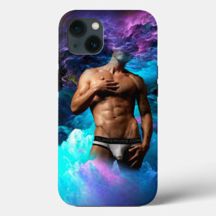 SlipperyJoe's muscular man underwear bulge cosmic  iPhone 13 Case