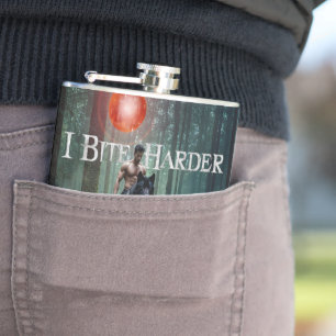 SlipperyJoe's mystical Halloween-style atmosphere Hip Flask