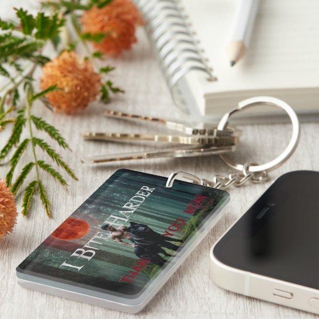 SlipperyJoe's mystical Halloween-style atmosphere  Keychain (Front Right)