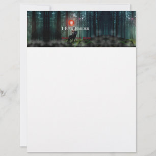 SlipperyJoe's mystical Halloween-style atmosphere  Letterhead