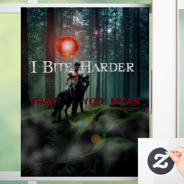 SlipperyJoe's mystical Halloween-style atmosphere  Window Cling (Home)