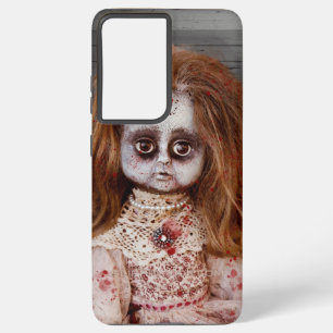 SlipperyJoe's old doll Happy Halloween creepy bloo Samsung Galaxy Case