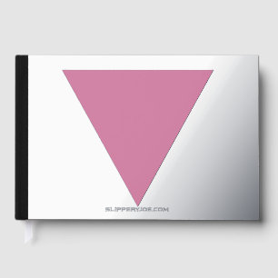 SlipperyJoe's pink triangle flag bright pink symbo Guest Book