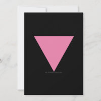 SlipperyJoe's pink triangle flag bright pink symbo