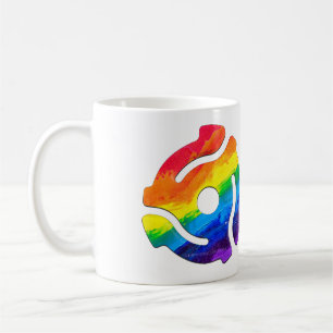 SlipperyJoe's plastic 45 RPM record adapter circul Coffee Mug