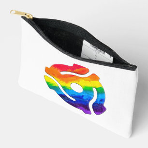 SlipperyJoe's plastic 45 RPM record adapter vibran Accessory Pouch