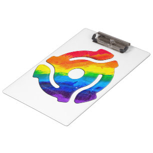 SlipperyJoe's plastic 45 RPM record adapter vibran Clipboard