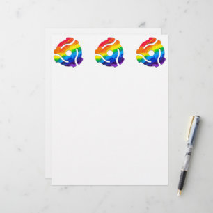 SlipperyJoe's plastic 45 RPM record adapter vibran Letterhead