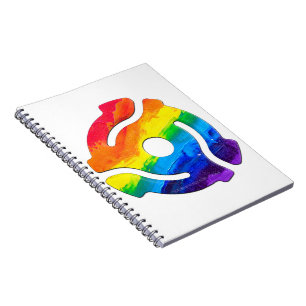 SlipperyJoe's plastic 45 RPM record adapter vibran Notebook