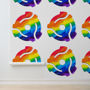 SlipperyJoe's plastic 45 RPM record adapter vibran Wallpaper