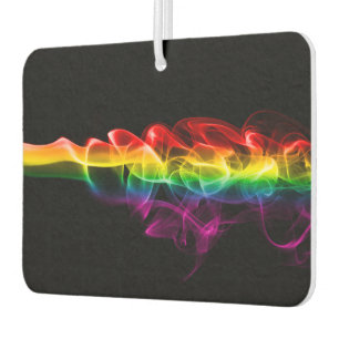 SlipperyJoe's plume of rainbow energy vapour caugh Air Freshener