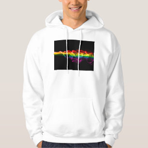 SlipperyJoe's plume of rainbow energy vapour caugh Hoodie