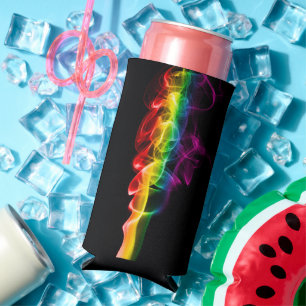 SlipperyJoe's plume of rainbow energy vapour caugh Seltzer Can Cooler