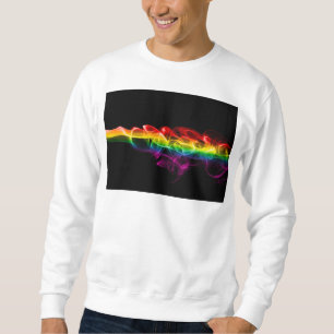 SlipperyJoe's plume of rainbow energy vapour caugh Sweatshirt