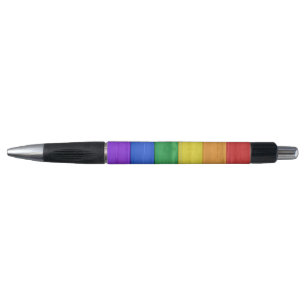 SlipperyJoe's pride wooden flag rainbow colours ce Pen