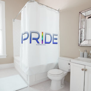 SlipperyJoe's pride word metallic letters radiates