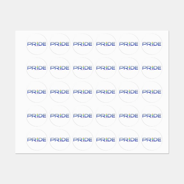 SlipperyJoe's pride word metallic letters radiates (Sheet)