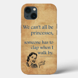 SlipperyJoe's Princess clap walking funny 50s vint iPhone 13 Case