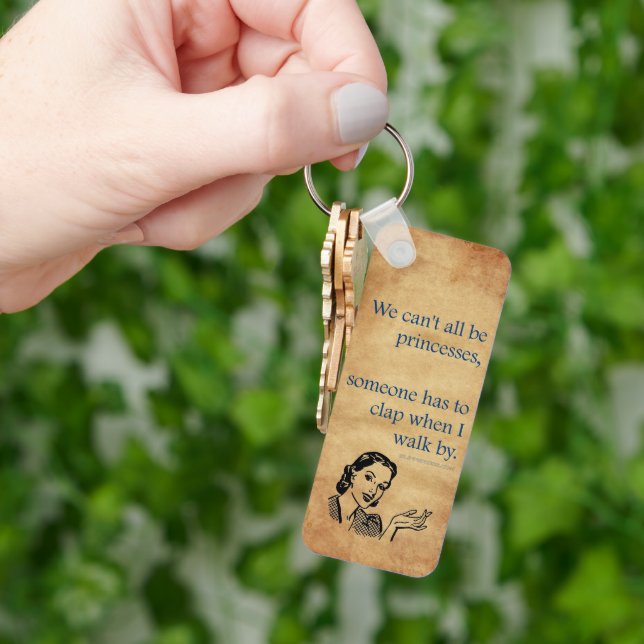 SlipperyJoe's Princess clap walking funny 50s vint Keychain (Hand)