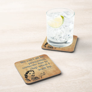 SlipperyJoe's princesses clap vintage poster retro Coaster