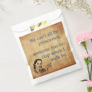 SlipperyJoe's princesses clap vintage poster retro Favour Bag