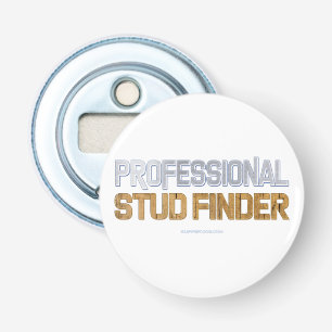 SlipperyJoe's Professional Stud Finder wood 3-D th Bottle Opener