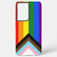SlipperyJoe's Progress Pride Flag six classic hori