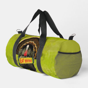 SlipperyJoe's proud turkey eat ham red wattle hang Duffle Bag