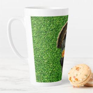 SlipperyJoe's proud turkey eat ham red wattle hang Latte Mug