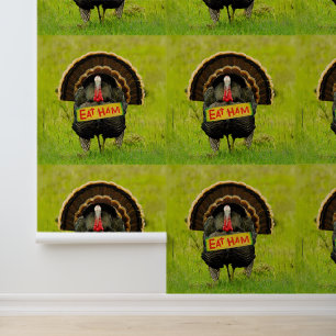 SlipperyJoe's proud turkey eat ham red wattle hang Wallpaper
