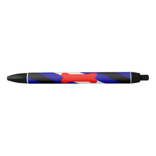 SlipperyJoe's puppy play pride flag express kink i Black Ink Pen