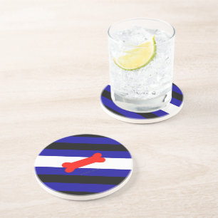SlipperyJoe's puppy play pride flag express kink i Coaster