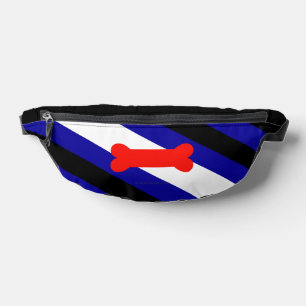SlipperyJoe's puppy play pride flag express kink i Fanny Pack