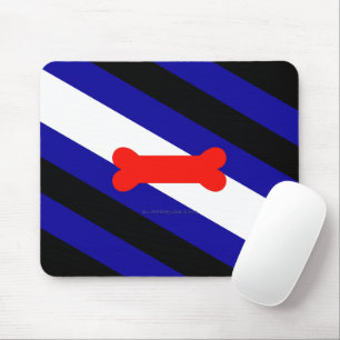 SlipperyJoe's puppy play pride flag express kink i Mouse Pad