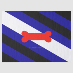 SlipperyJoe's puppy play pride flag express kink i Tissue Paper