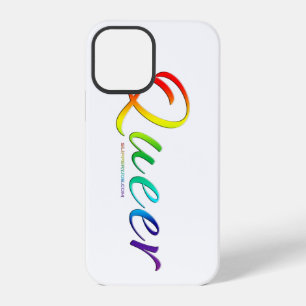 SlipperyJoe's queer single expressive word smooth  iPhone 12 Pro Case
